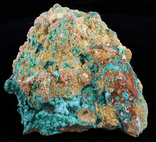 Malachite Crystals on Rock - Morocco #60734